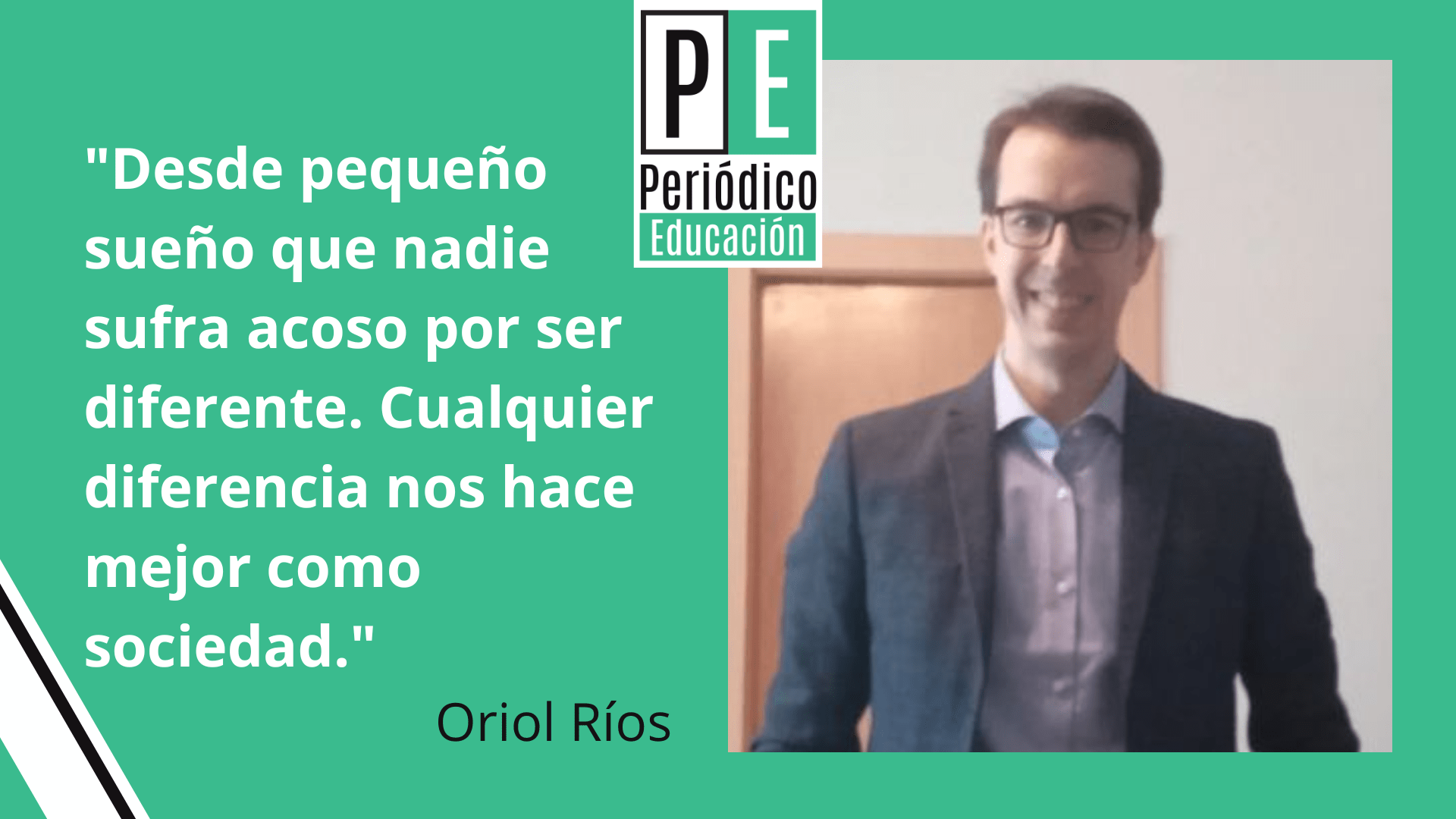Oriol Ríos en Periódico Educación